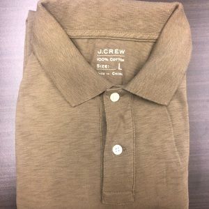 J. Crew Olive Green Pique Polo Shirt